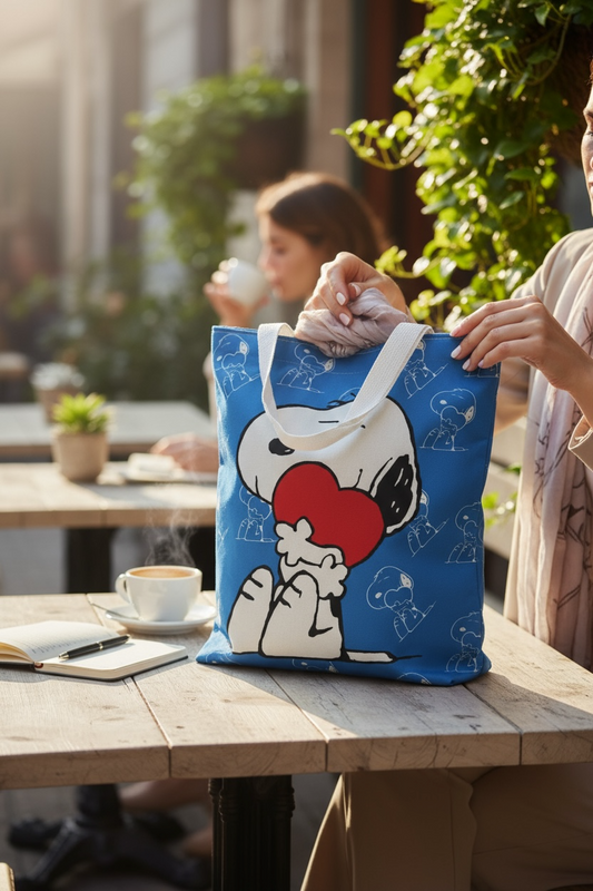 Tote bag de Snoopy 32 x 37 cm