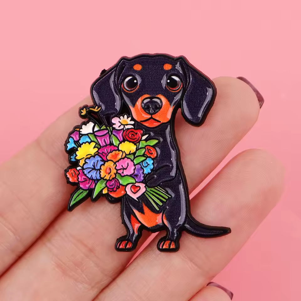 Pin perrito salchicha