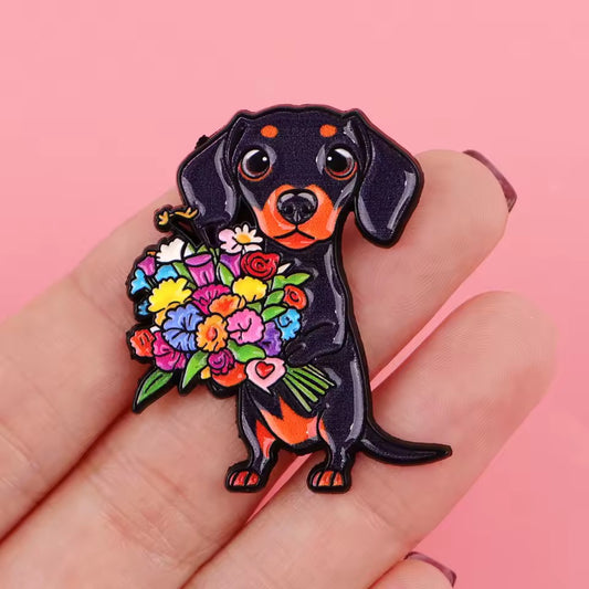 Pin perrito salchicha
