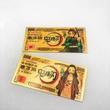 Set de 2 billetes de colección Kimetsu no Yaiba