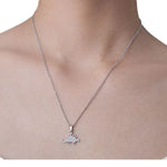Collar dinosaurio acero inoxidable