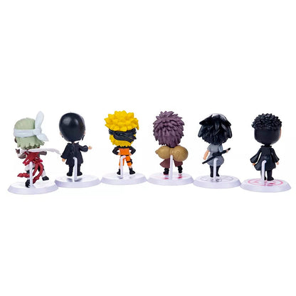 Set de 6 figuras Naruto 7 cm
