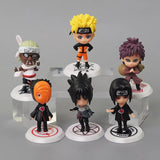 Set de 6 figuras Naruto 7 cm