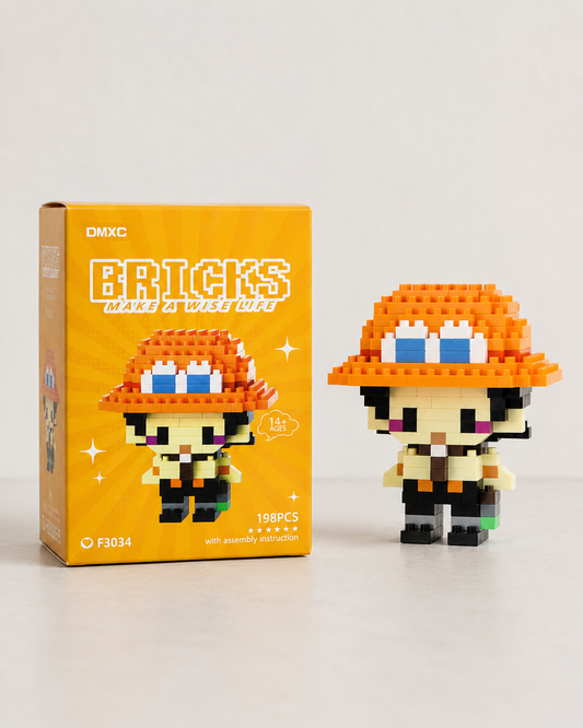 Bloques para armar Portgas D. Ace 198 pcs