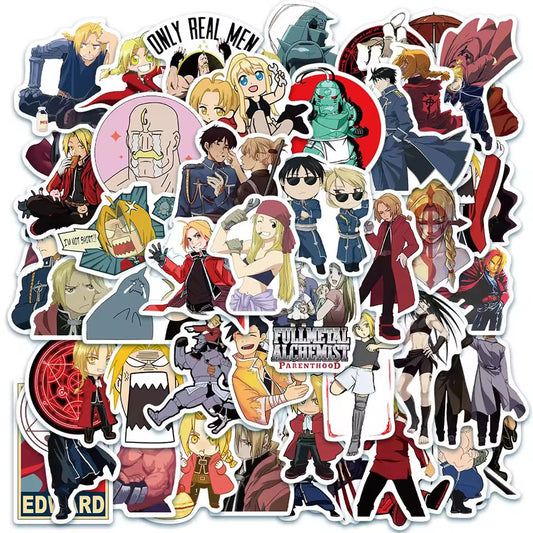 Set de 50 stickers Fullmetal Alchemist