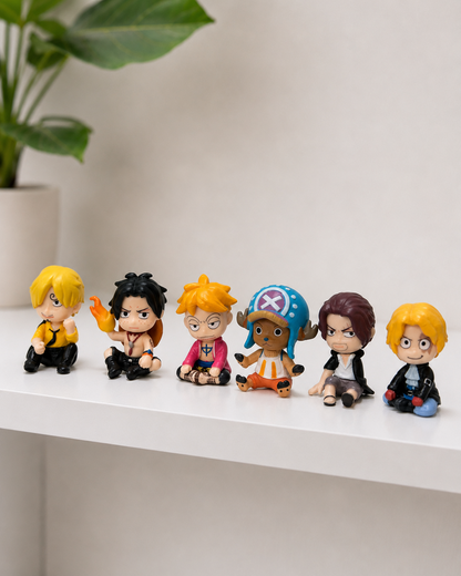 Set de figuras One Piece 4-5 cm