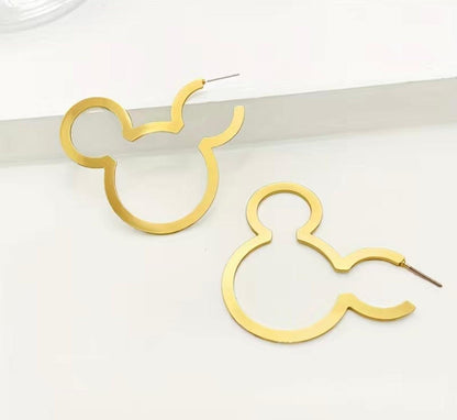 Aretes de Mickey Mouse acero inoxidable