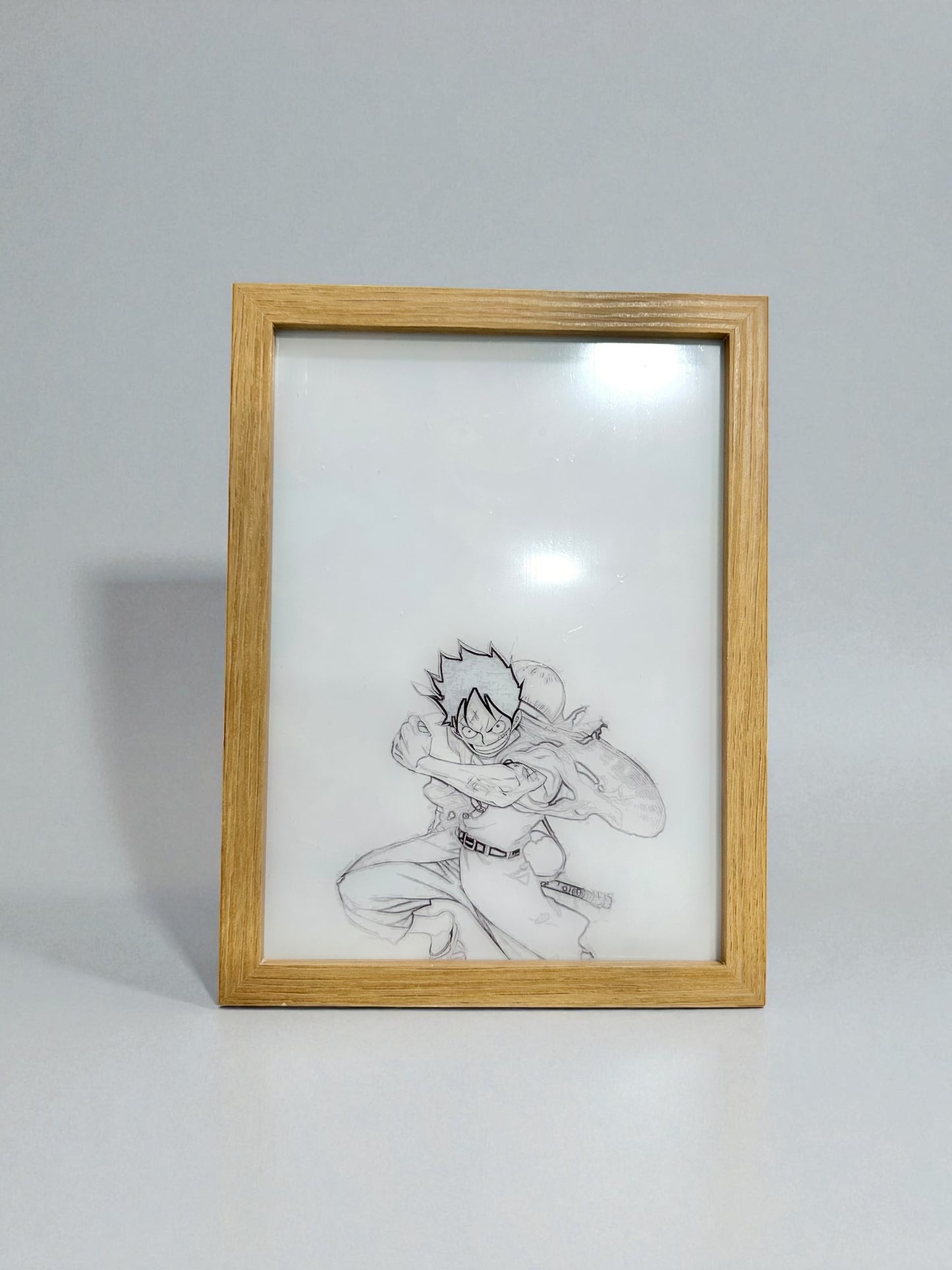 Cuadro con luz LED One Piece