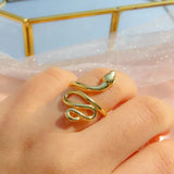 Anillo ajustable Slytherin