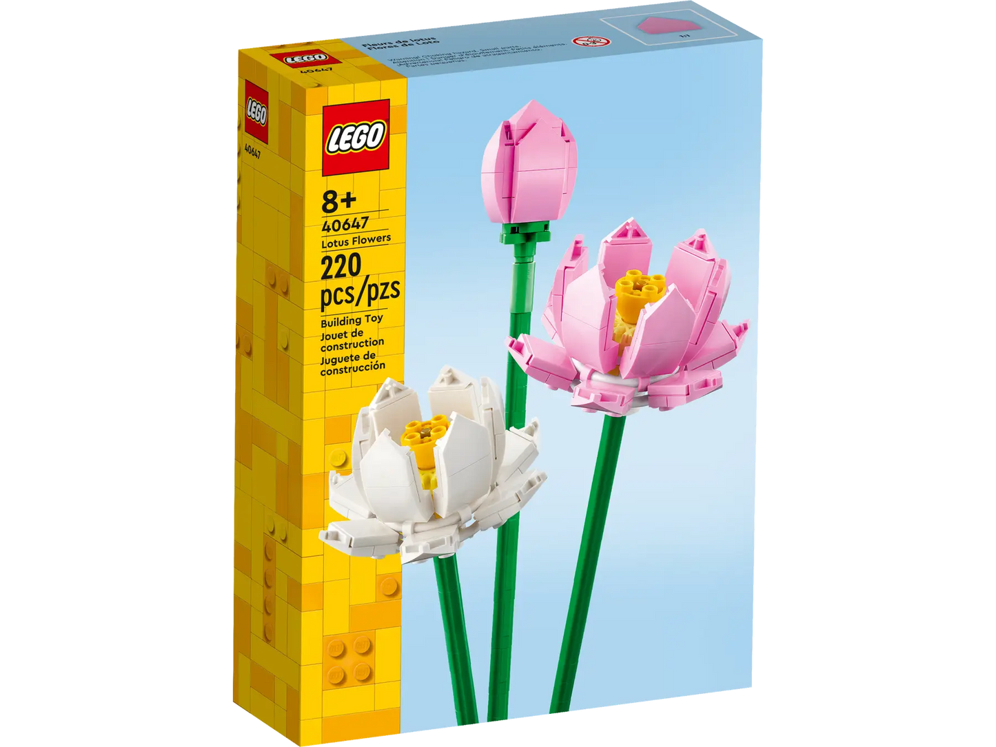 Set Lego 40647 Flores de Loto 220 piezas