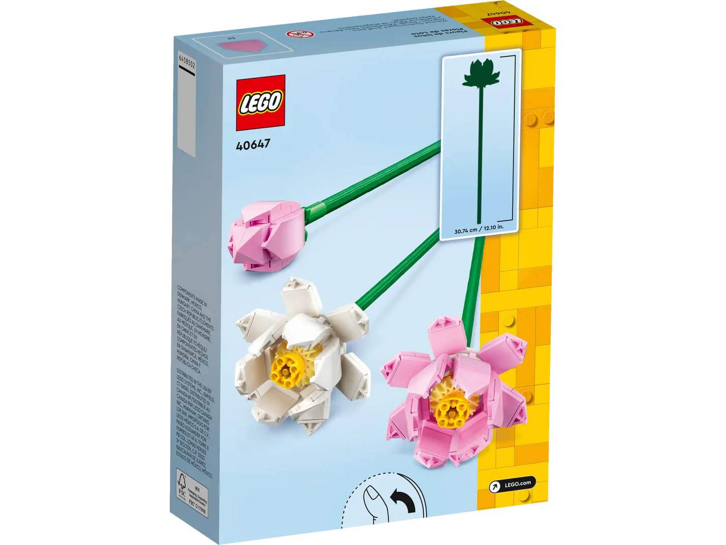 Set Lego 40647 Flores de Loto 220 piezas