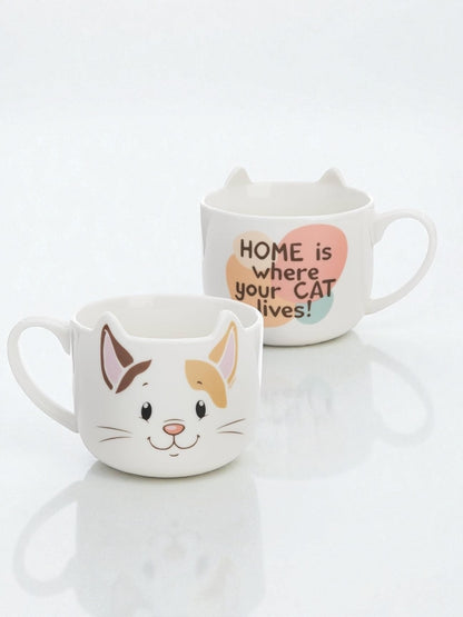 Taza cerámica gatito