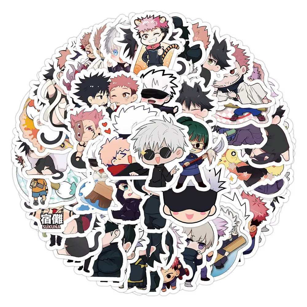 Set de 60 stickers Jujutsu Kaisen