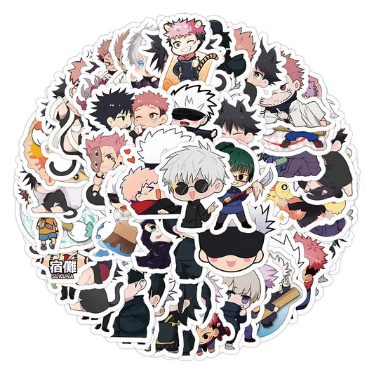 Set de 60 stickers Jujutsu Kaisen