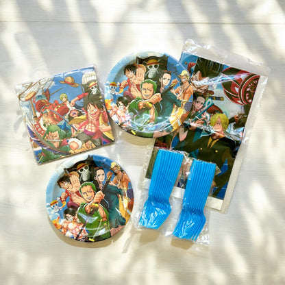 Set de utensilios para fiesta One Piece