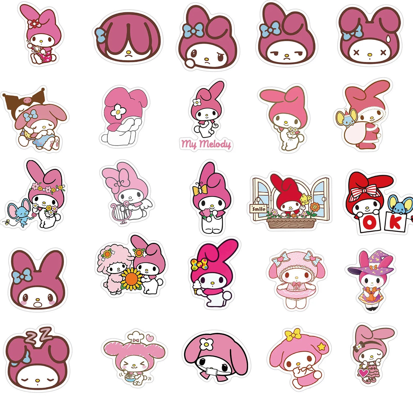 Set de 50 stickers My Melody