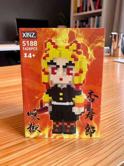 Set de bloques para armar Kyojuro Rengoku 1426 pcs