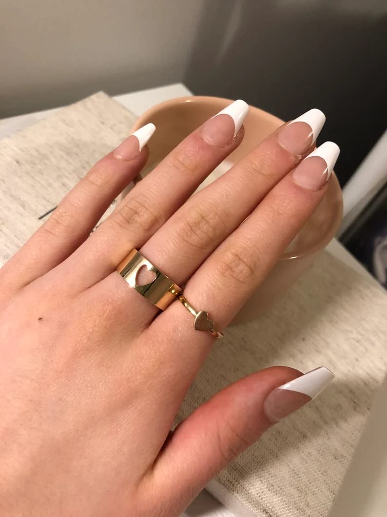 Set de anillos corazón