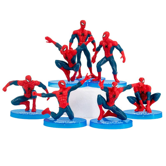 Set de 7 figuras Spiderman cake topper