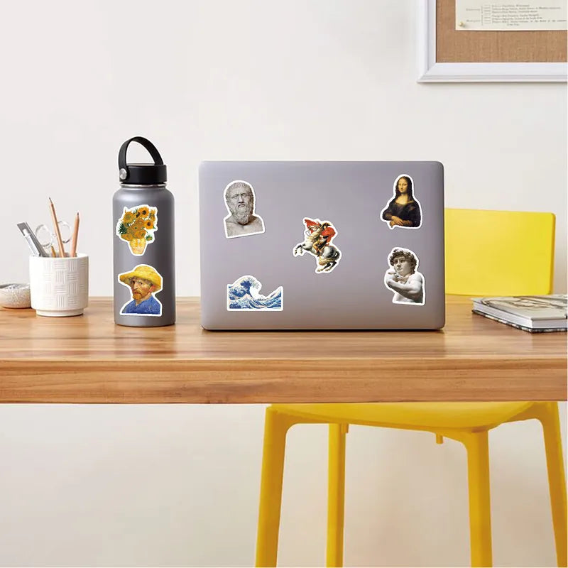 Set de 50 stickers de Arte