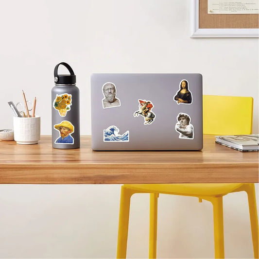 Set de 50 stickers de Arte