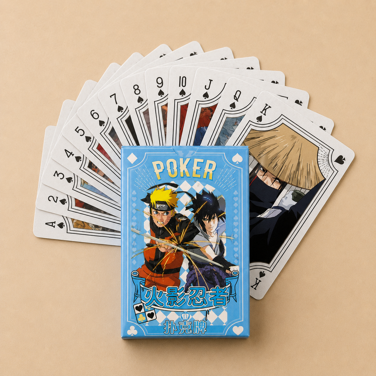 Juego de cartas naipe Naruto