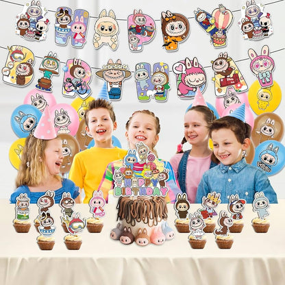 Set de decoración Labubu 30 piezas