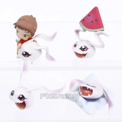 Set de 4 figuras Digimon Koromon