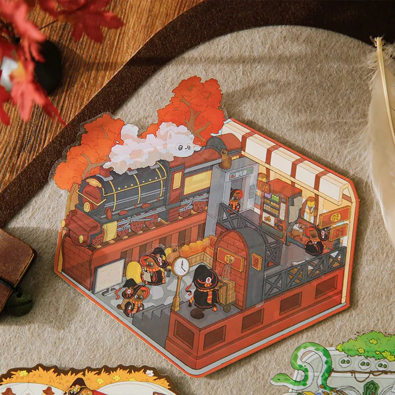 Set de stickers para diseñar espacios Harry Potter - 4 espacios