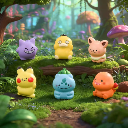 Set de 6 minifiguras Pokémon 2 cm