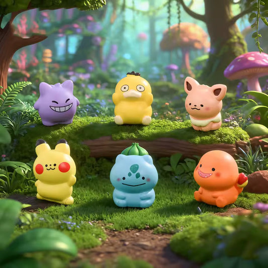 Set de 6 minifiguras Pokémon 2 cm