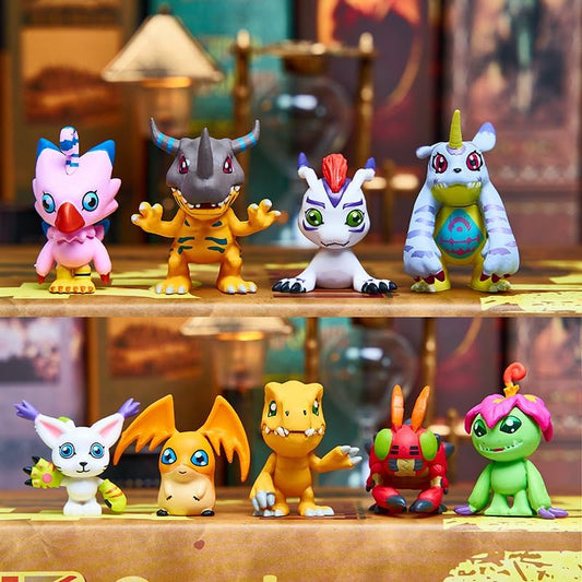 Set de 9 figuras Digimon 4-5 cm