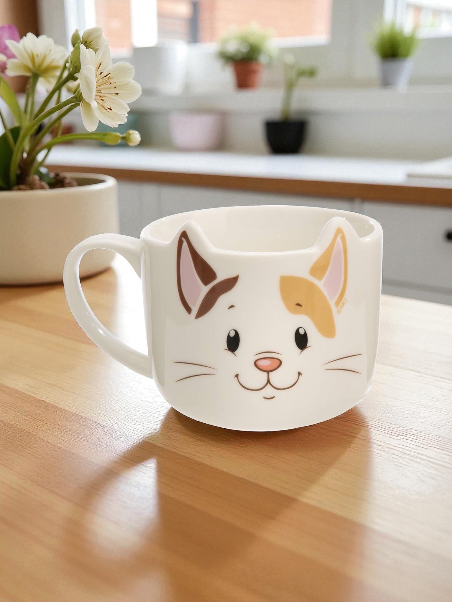 Taza cerámica gatito