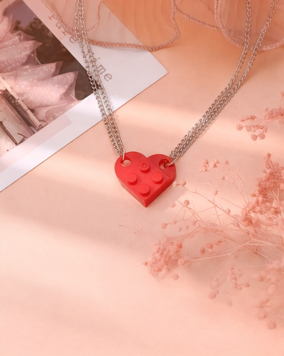Set de collares corazón lego