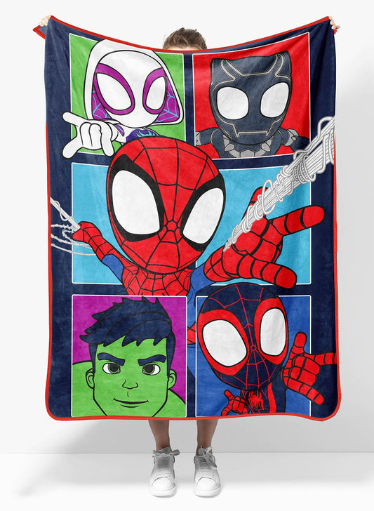 Cobija Spiderman 130 x 100 cm