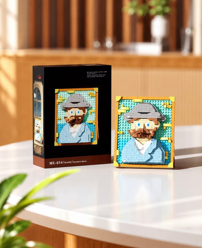 Bloques para armar Vincent van Gogh 9 x 6 x 11 cm