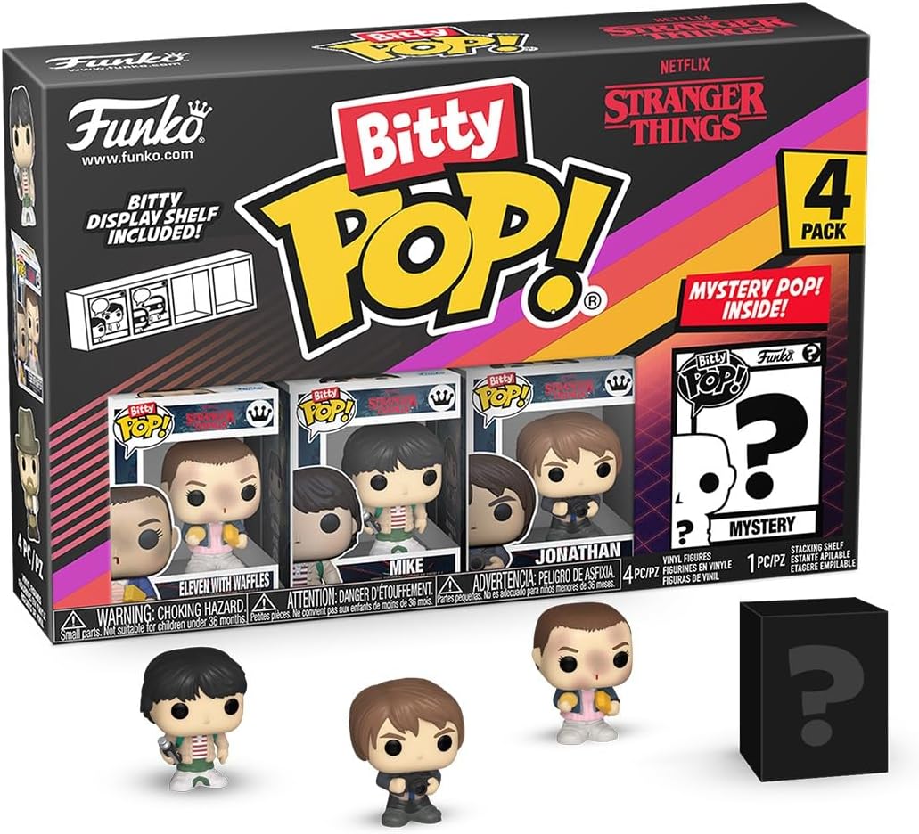 Set de 4 minifiguras Funko Bitty Pop! de Stranger Things