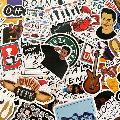 Set de 50 stickers Friends