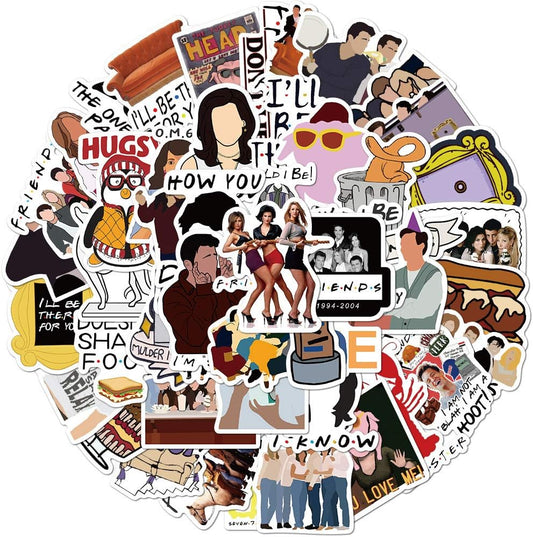 Set de 50 stickers Friends