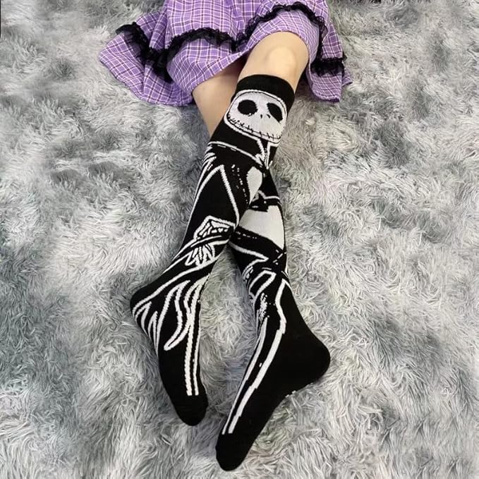 Medias altas Nightmare Before Christmas Unitalla 36-39