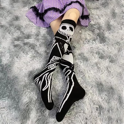 Medias altas Nightmare Before Christmas Unitalla 36-39