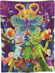 Cobija Rick & Morty 130 cm x 100 cm