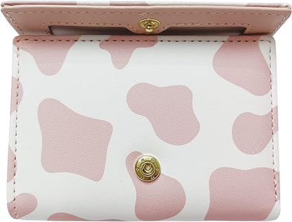 Billetera de vaquita rosa