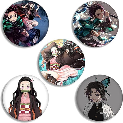 Set de 5 broches Kimetsu no Yaiba