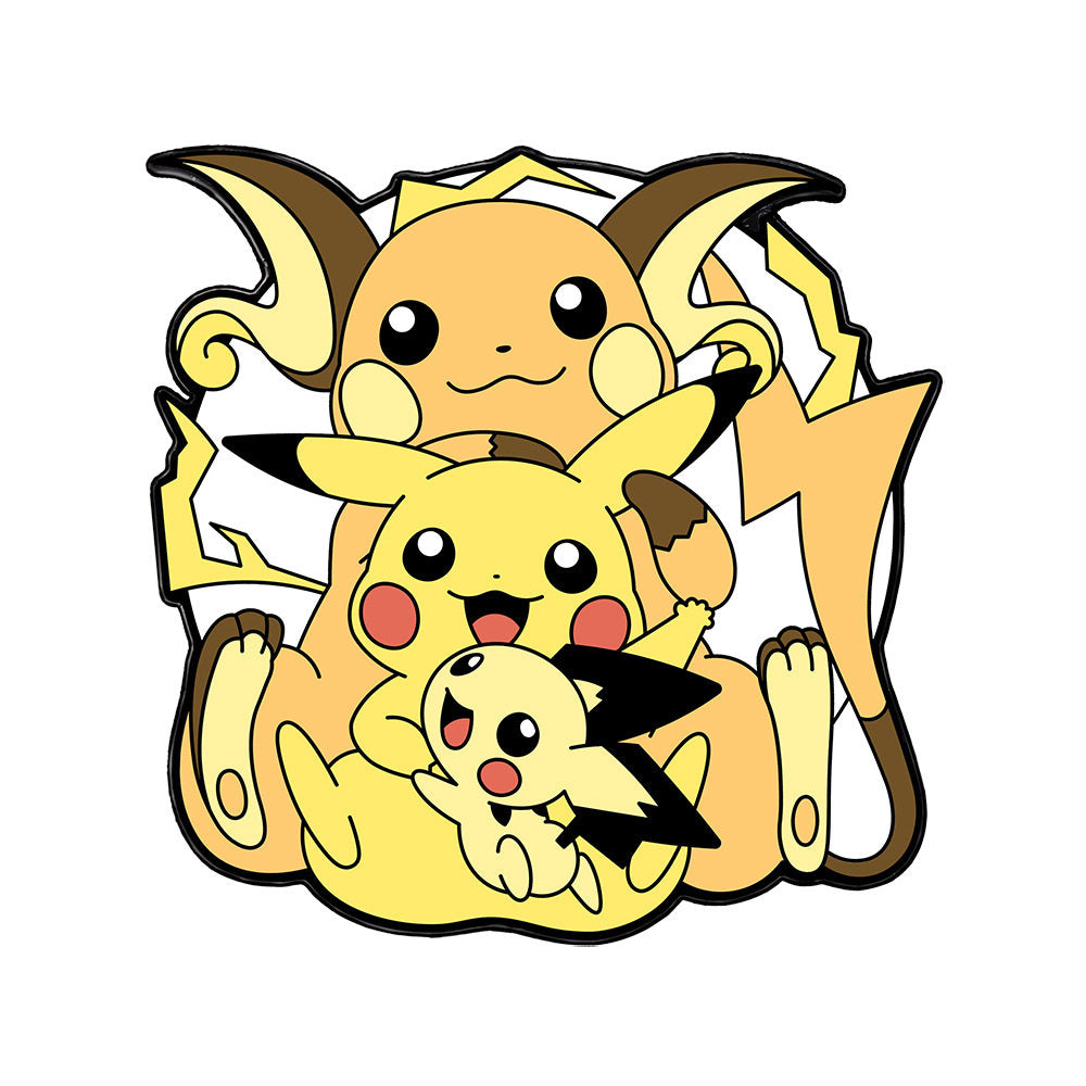 Pin Raichu, Pikachu y Pichu