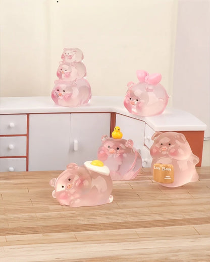 Set de 5 figuras chanchitos 3-4 cm