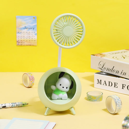 Lámparita y ventilador Pochacco