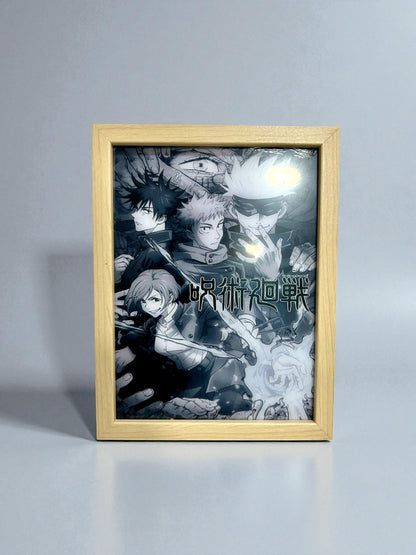Cuadro con luz LED Jujutsu Kaisen