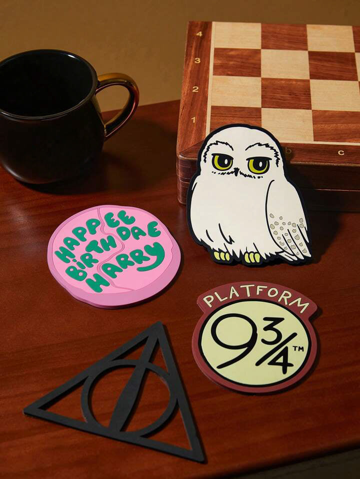 Set de 4 portavasos Harry Potter