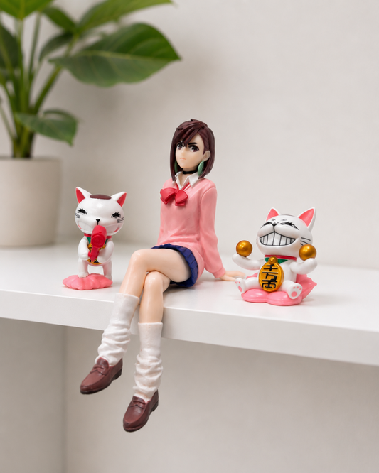 Set de 3 figuras Momo Ayase y Turbo Granny Dan Da Dan